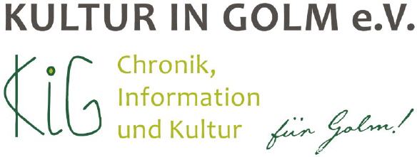 Logo Verein Kultur in Golm e.V.